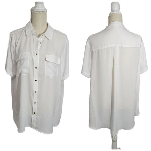 Cato button up blouse - Picture 1 of 10